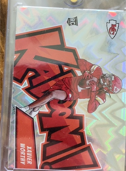 2024 Panini Absolute Kaboom! Horizontal #12 Xavier Worthy — front