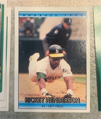 1992 Donruss #193 Rickey Henderson — front