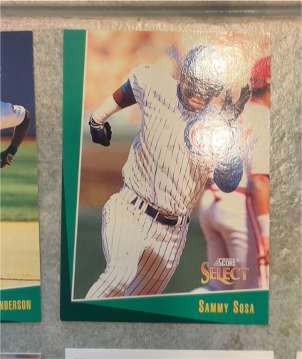 1993 Score Select Sammy Sosa — front
