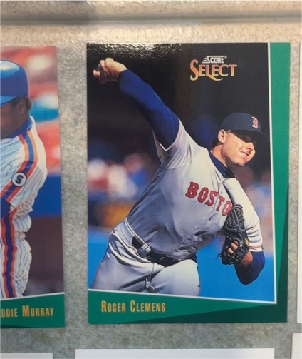 1993 Score Select #14 Roger Clemens — front