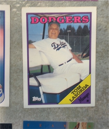 1988 Topps #74 Tommy Lasorda — front