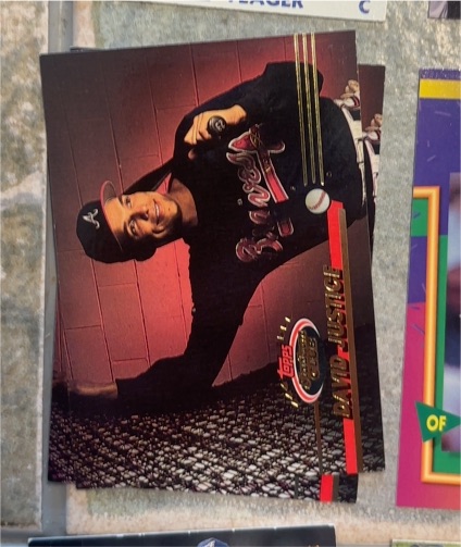 1993 Topps Stadium Club #660 David Justice — front