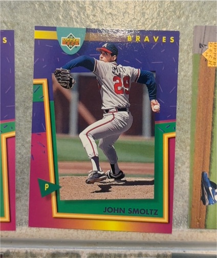 1993 Upper Deck #29 John Smoltz — front