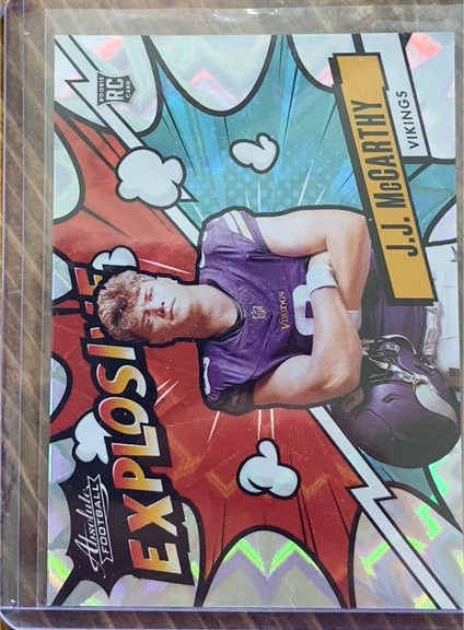 2024 Panini Absolute Explosive #EX-JJM J.J. McCarthy — front
