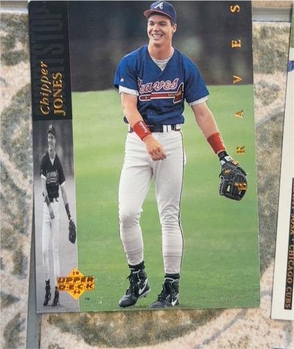 1994 Upper Deck #185 Chipper Jones Atlanta Braves — front