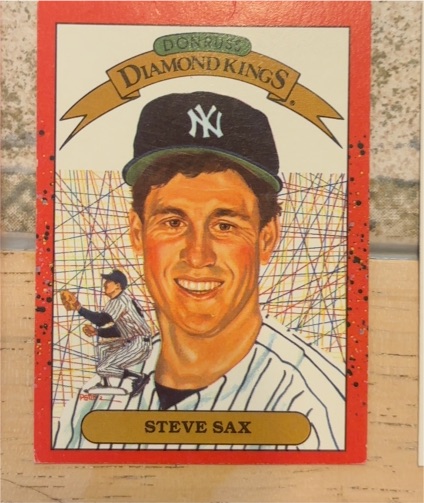 1990 Donruss Diamond Kings #2 Steve Sax — front