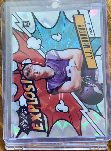 2024 Panini Absolute Explosive #EX-JJM J.J. McCarthy — front
