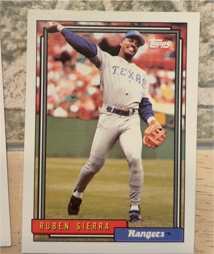 1992 Topps #700 Ruben Sierra — front