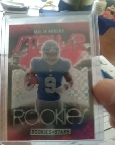 2024 Panini Rookies & Stars Stellar Rookies Malik Nabers #SR-MNS — front