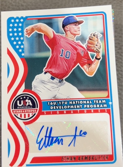 2025 Panini USA Stars & Stripes #NTS-EA Ethan Armbruster — front