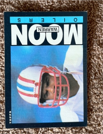 1985 Topps #251 Warren Moon Rookie Card — front