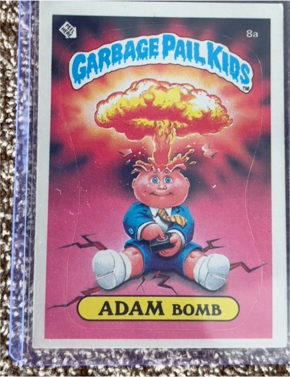 1985 Topps Garbage Pail Kids #8a Adam Bomb — front