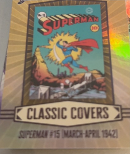 2025 Fleer Brilliants Classic Covers #CC-3 Superman #15 — front