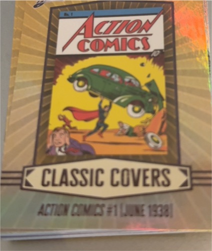 2025 Fleer Brilliants Superman Classic Covers #CC-1 Action Comics #1 — front