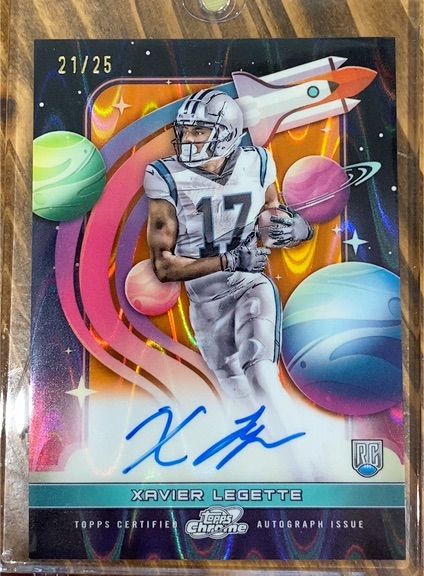 2024 Topps Chrome Cosmic #21 Xavier Legette — front