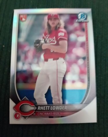 2025 Bowman #6 Rhett Lowder — front