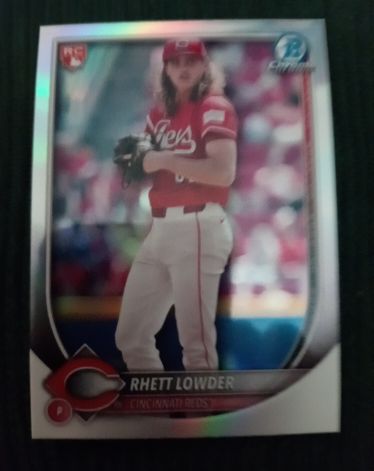 2025 Bowman #6 Rhett Lowder — front