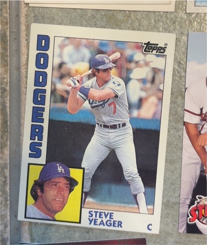 1984 Topps #7 Steve Yeager — front