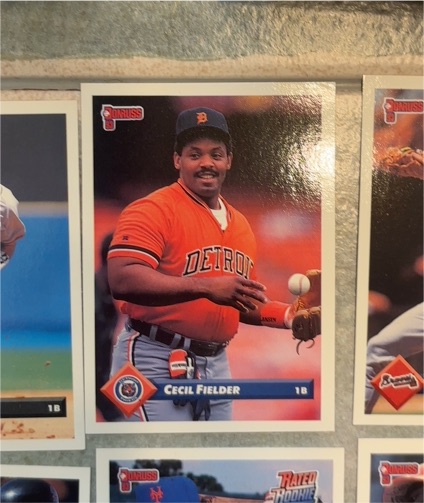 1993 Donruss #541 Cecil Fielder — front