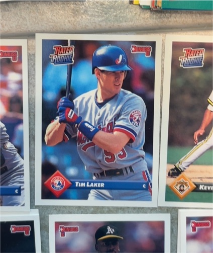 1993 Donruss #440 Tim Laker — front
