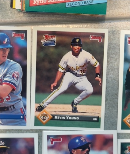 1993 Donruss #452 Kevin Young — front