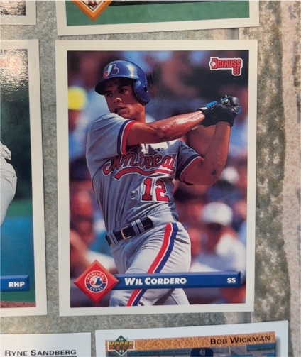 1993 Donruss #721 Wil Cordero — front
