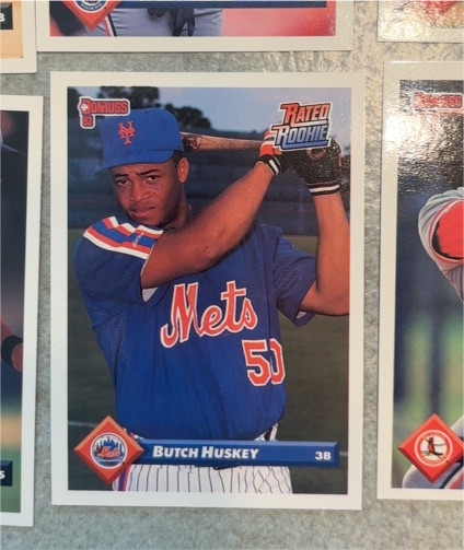 1993 Donruss #506 Butch Huskey — front