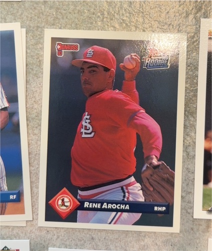 1993 Donruss #572 Rene Arocha — front