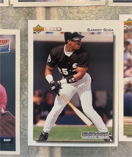 1992 Upper Deck #438 Sammy Sosa Chicago White Sox — front