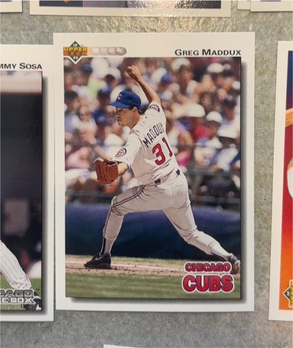 1992 Upper Deck #353 Greg Maddux Chicago Cubs — front