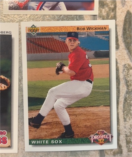 1992 Upper Deck Top Prospect #76 Bob Wickman — front