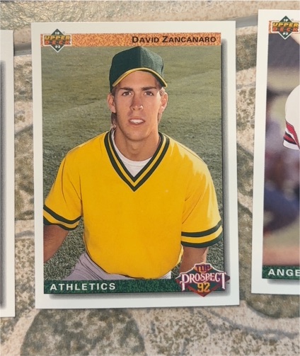 1992 Upper Deck #54 David Zancanaro — front