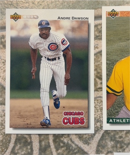 1992 Upper Deck #124 Andre Dawson Chicago Cubs — front
