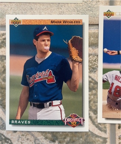 1992 Upper Deck #56 Mark Wohlers — front