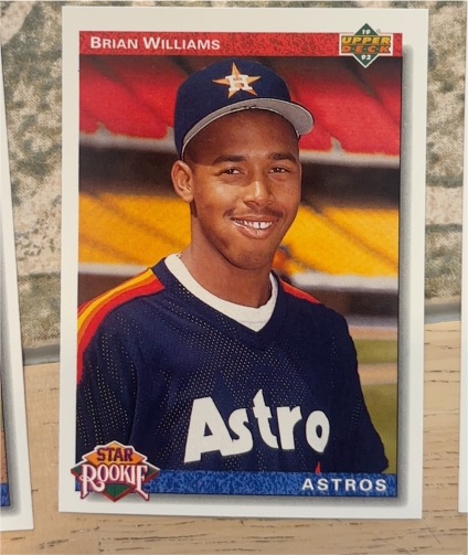 1992 Upper Deck #23 Brian Williams Houston Astros — front