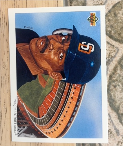 1992 Upper Deck The Collector's Choice V. Wells — front