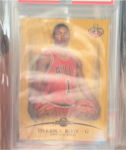 2008-09 Topps Hardwood #1 Derrick Rose — front
