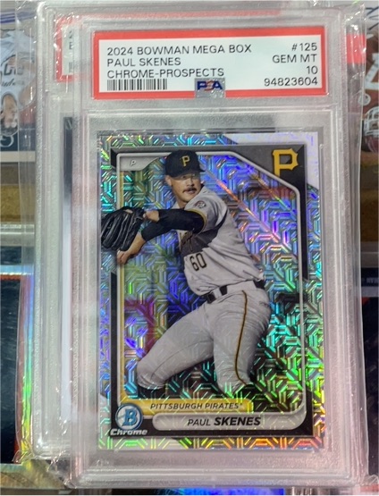 2024 Bowman Chrome Mega Box #125 Paul Skenes — front