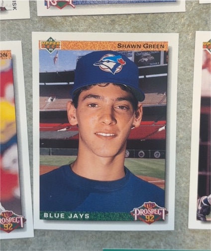 1992 Upper Deck #55 Shawn Green — front