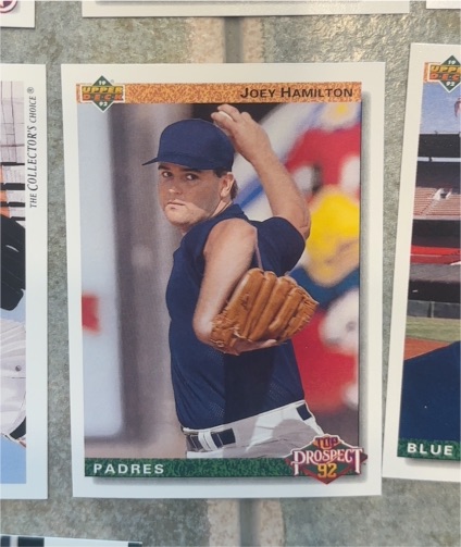 1992 Upper Deck #67 Joey Hamilton — front
