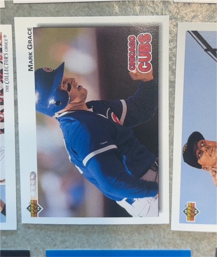 1992 Upper Deck #143 Mark Grace Chicago Cubs — front