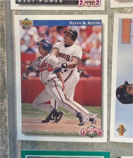 1992 Upper Deck #80 Keith Mitchell & Kevin Mitchell — front