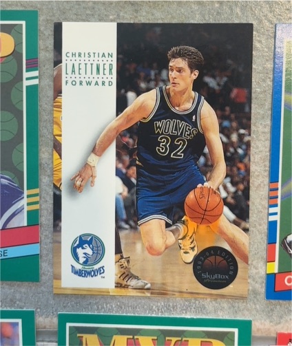 1993-94 Skybox Premium #116 Christian Laettner Minnesota Timberwolves — front