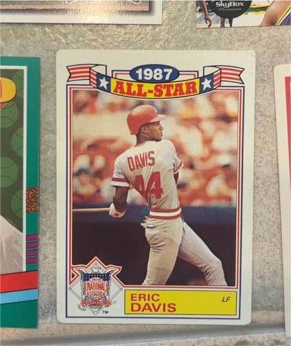 1988 Topps All-Star #17 Eric Davis — front
