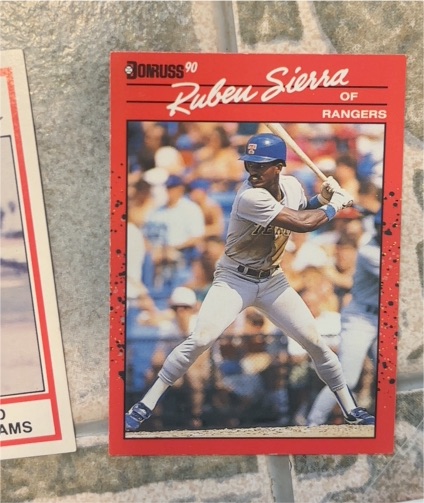 1990 Donruss #174 Ruben Sierra — front