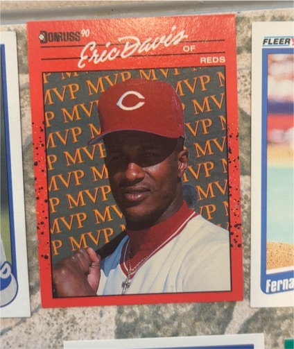 1990 Donruss #BC-23 Eric Davis — front