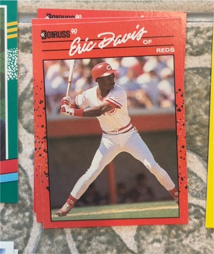 1990 Donruss #233 Eric Davis Cincinnati Reds — front