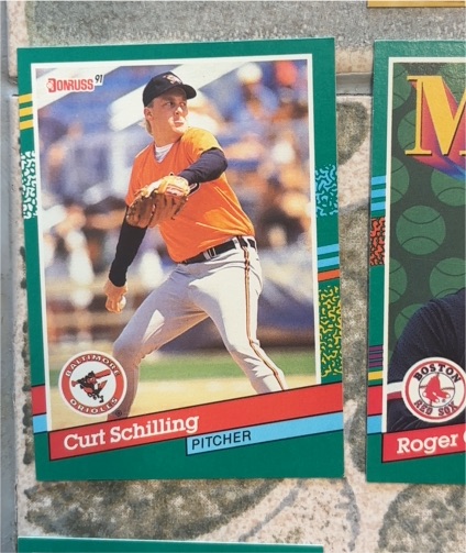 1991 Donruss #556 Curt Schilling — front