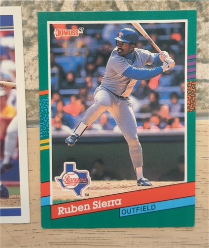 1991 Donruss #567 Ruben Sierra — front