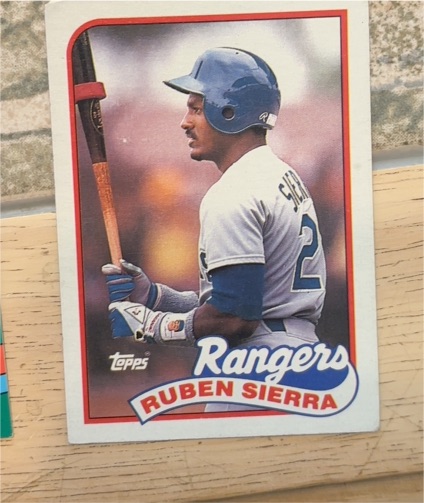 1989 Topps #53 Ruben Sierra — front